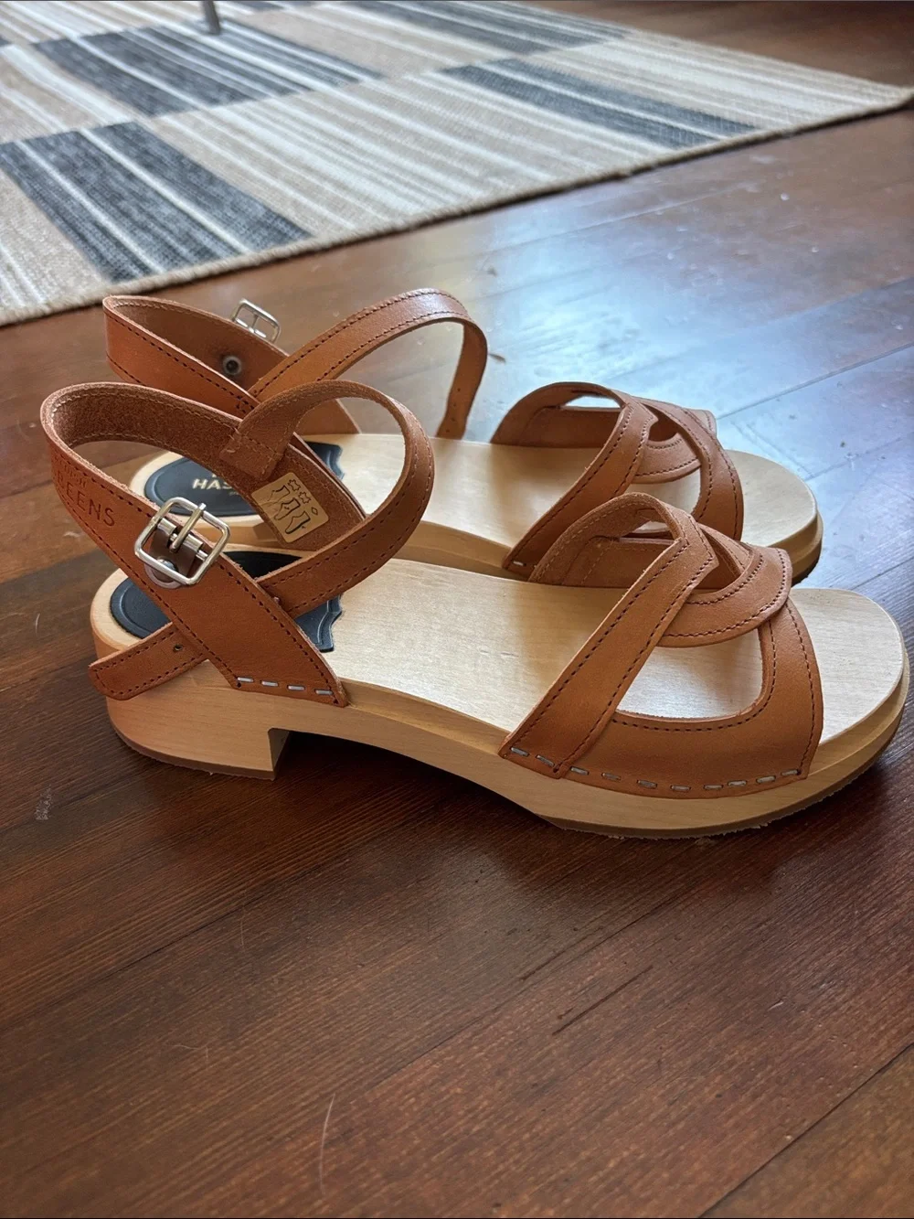 Swedish Hasbeens 50s low heel size 38